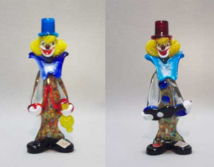 Murano Art Glass Clowns