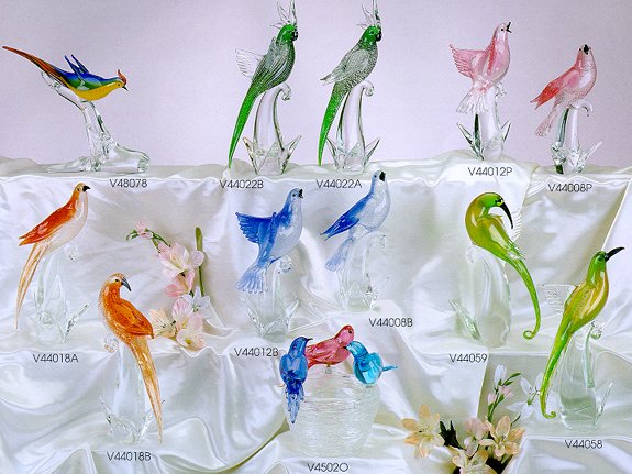 Murano Art Glass - Birds